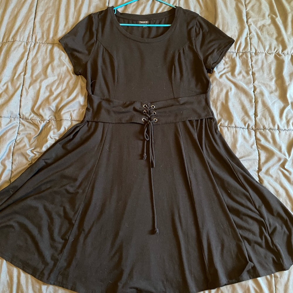 Torrid Black Skater Dress